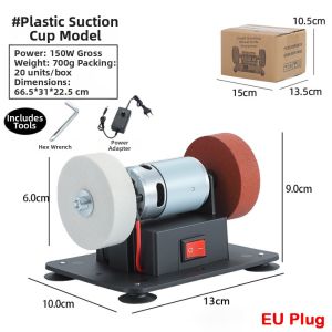 CLARO Sturdy Base Mini Bench Grinder Space-Saving Speed Adjustable Electric Grinder for Home Portable Dual Wheel Grinder
