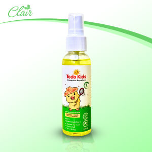 Todo Kids Baby Mosquito Repellent Spray 60ml Citronella Natural Ingredients Deet-Free Non-Sticky Long Lasting Protection