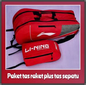 TAS RAKET PAKET LN 2R IMP BADMINTON BULUTANGKIS