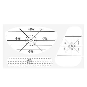 50pcs Golf Impact Tape Label Improve Golf Swing Distance Impact Sticker Golf Impact Detection