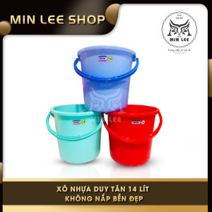 Xô nhựa Duy Tân 14 lít (không nắp) giao màu ngẫu nhiên
