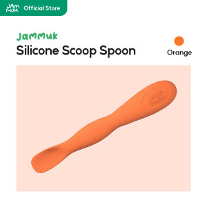 [Malang Honey] JAMMUK Silicone Baby Scoop Spoon with exclusive spoon case (Convenient to bring anywhere) 5 colors