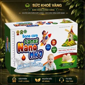 Bone Care Canxi Nano MK7 – Bổ sung canxi hỗ trợ trẻ xây dựng hệ xương chắc khỏe từ sớm