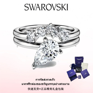 ♈Swarovski♈ แหวนแฟชั่นใหม่ของผู้หญิง.แหวนกาแล็กซี่เพชรแท้ 1.4 กะรัต แบบคัตผสม (2).ของขวัญวันวาเลนไทน์ ของขวัญวันเกิด ฟรีกล่องของขวัญของแท้