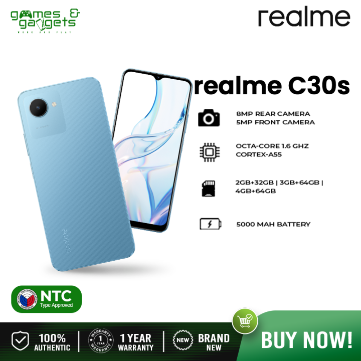 Realme C30S 2Gb+32Gb | 3Gb+64Gb | 4Gb+64Gb | Lazada PH