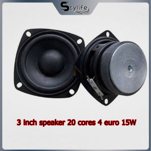 3 inch speaker 20 core 4 ohm 15W diamond basin k song audio diy square bass 79mm speaker