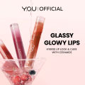 YOU Cloud Touch Juicy Tint Healthy Glow Lips Korean Style Liptint Gloss Melembapkan Bibir Lipstik with Ceramide. 