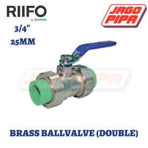 RIIFO PPR 201 Brass Ball Valve 25mm 3/4 Inch Double Ballvalve 3/4" RIFENG RUCIKA TIGRIS