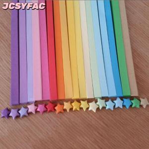 JCSYFAC Dải Giấy origami ngôi sao may mắn Ruy Băng Giấy gấp màu