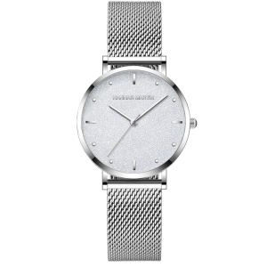 100% Original HANNAH MARTIN Fashion Watch For Women Business Causal Waterproof Watches Stainless Steel Starp JAPAN Movement Quartz Watches MS36