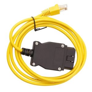 CHLOCH Đầu cắm RJ45 Cáp OBD2 RJ45 OBD 16 chân Màu vàng Cáp mã hóa chẩn đoán ô tô Đáng tin cậy. Dây chẩn đoán ENET Chẩn đoán xe hơi