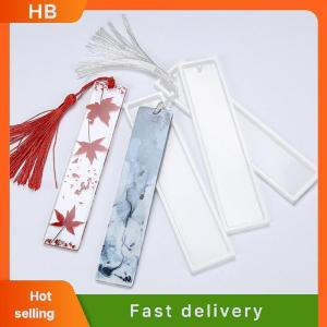 HB Rectangle Silicone Bookmark Mold DIY Making Epoxy Resin Jewelry DIY Craft Mould
