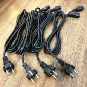 Dây nguồn 2 chấu Dây Nguồn Máy tính PC 1M màu Đen loại tốt