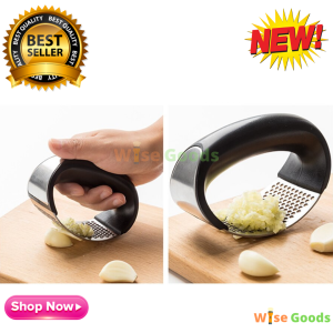 Kitchen Accessories Garlic Press Stainless Steel Wise Goods Garlic chopper Crusher Kitchen Vegetable Garlic Squeezer Masher