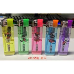 金博弘2012款明火打火机｜个性包画 一次性款  Jinbohong 2012 Open Flame Lighter – Custom Design Disposable