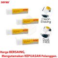 Penghapus Pensil Joyko isi 30 Tanggung / Eraser EB 30 Hitam Black / ER 30 Putih White  B 30  ( 1 Pak ). 