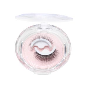 【Hot Sale】Eelhoe False Eyelashes With Glue Set Natural Human Hair Natural Look Set Reusable Self Adhesive False Eyelashes Professional No Stimulation Comfortable Reusable Cosmetics Natural Long Thick Lightweight Glue-free Waterproof 3D Fake Eyelashes