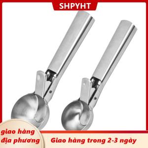 [COD] SHPYHT Giao hàng địa phương Ice Cream Scoops thép không gỉ Ice Cream Digger không dính trái cây Ice ball maker dưa hấu Ice Cream Spoon công cụ