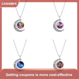 【CANAMEK】 Phim Hoạt Hình Phim Hoạt Hình Phim Hoạt Hình Kpop Quỷ Hunter Mặt Trăng Vòng Cổ In Ảnh Vòng Cổ Có Thể Điều Chỉnh Áo Len Chuỗi Trang Sức Phụ Kiện Quà Tặng