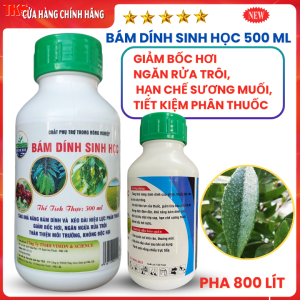 SIÊU BÁM DÍNH SINH HỌC 500ML Tăng Bám Dính Phân Thuốc Lên Thân Lá Và Côn Trùng Tăng Hiệu Quả Sử Dụng