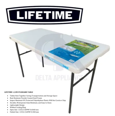Lifetime 4 FT Standard Table (4 Seater)