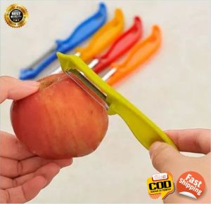 Pisau Kupas Buah Alat Peeler Kulit Sayuran Apel Wortel Kentang Timun Stainless Murah