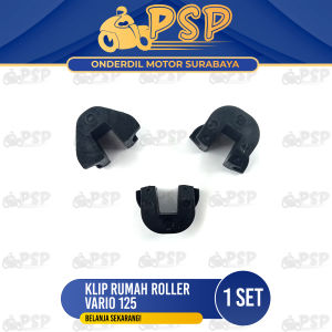 Klip Rumah Roller Vario 125 - (Harga Per Set Isi 3) - Kancing Slider Piece Slide Tutup Rumah Roler