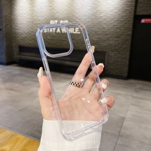 Acrylic Clear Case iPhone 11 12 13 14 15 Pro Max 7 8 Plus Xs X Xr SE Casing Hardcase Bening Transparan