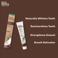 ECODENTA - Certified Organic Anti-Plaque with Coconut Oil Halal Toothpaste 100g (75ml). 