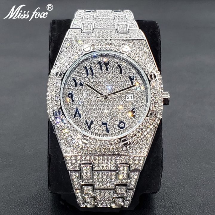 Waterproof Full Diamond Men's Watches