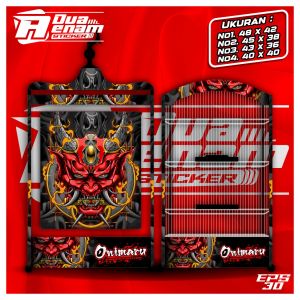 Stiker Decal Sangkar Burung Kotak Custom High Quality Bisa Request - A26