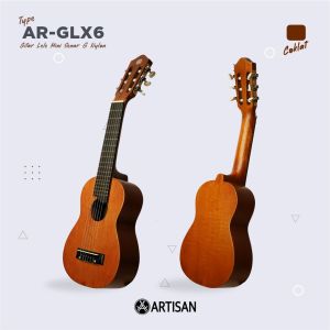 ARTISAN Gitar Lele Mini AR - GLX6 Senar 6 Nylon Guitar