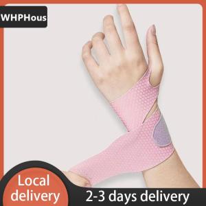 [COD] WHPHous Ship within 24 hours 1PCS Adjustable Wristbands Safety Wrist Support Bracer Gym Wristband Carpal Protector Breathable Injury Wrap Band Strap