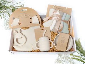 HATCHED GIFT Mealtime Bub Gift Set | Newborn Gifts | Baby Shower | 100days Celebration | New Mum Gifts | Baby Hamper