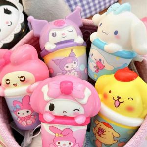 SQUISHY CUTE CHARACTER ON BIG CUP slow lucu soft squeeze squisi squishi sanrio fidget anti stress mymelody kuromi cinamoroll hellokitty pompurin