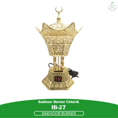 Tempat Bakar Dupa Bukhur / Bakhoor / Buhur Arab Aesthetic / Mabkhara / Prapen Eletrik IB27