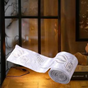 TX🏮💓🧧 1 cuộn giáng sinh Ribbon DIY Giáng sinh cây trang trí vòng hoa trang trí quà tặng bao bì trang trí Ribbon