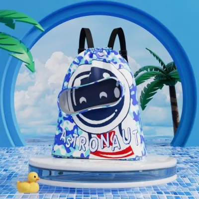 Tas Renang Anak Multifungsi Anti Air Waterproof Pemisahan Basah Kering Tas Serut Tahan Air Tas Berenang Anak