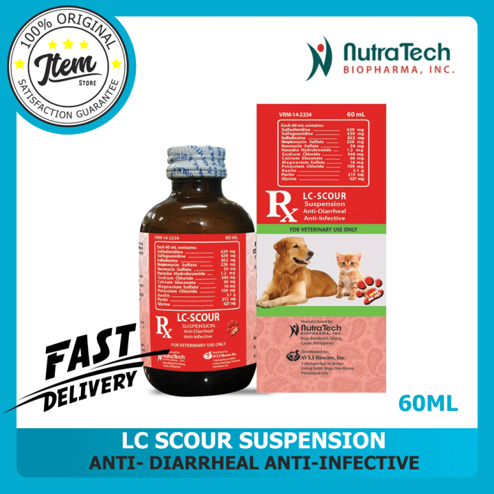 LC SCOUR ANTI- DIARRHEAL ANTI-INFECTIVE 60ML Anti-Diarrheal Liquid