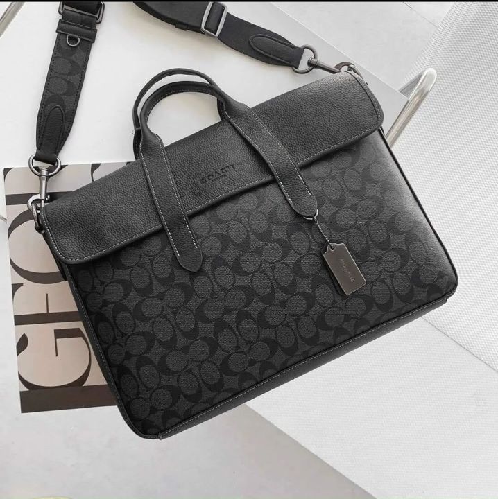 Coach mens bag strap hot sale