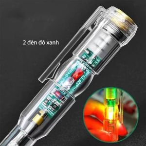Bút Thử Điện Thông Minh Đèn Hai Màu Bút KiểmTra Điện Áp Bút Thử Cảm Ứng Không Tiếp Xúc Thông Minh Máy Dò Điện Vôn Kế Chỉ Báo Tuốc Nơ Vít Điện