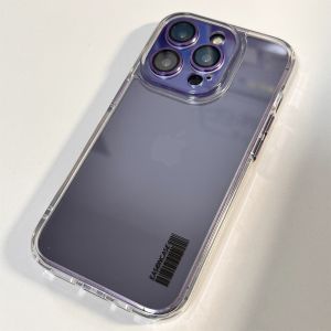 【Có Ống Kính Phim】kisscase Ốp Điện Thoại Trong Suốt Khung Máy Ảnh Ống Kính Kim Loại Mạ Sang Trọng Cho iPhone 14 13 12 14 Pro Max 14Plus Ốp Lưng iPhone 11 Khung TPU Mềm Chống Sốc
