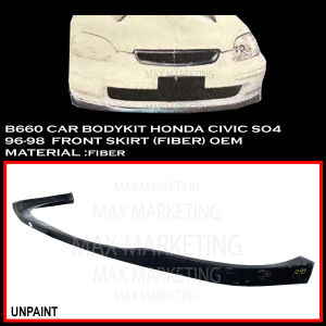 B660 CAR BODYKIT HONDA CIVIC SO4 96-98  FRONT SKIRT (FIBER) OEM