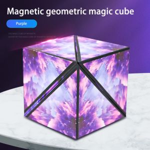 DIGREPAIR ลูกบาศก์รูบิค รูบิค Magnetic Magic Cube รูบิคแม่เหล็กมหัศจรรย์ ต่อได้หลายรูปทรง ฝึกคิดเชิง 3 มิติ Rubiks Cubes ของเล่นเด็ก