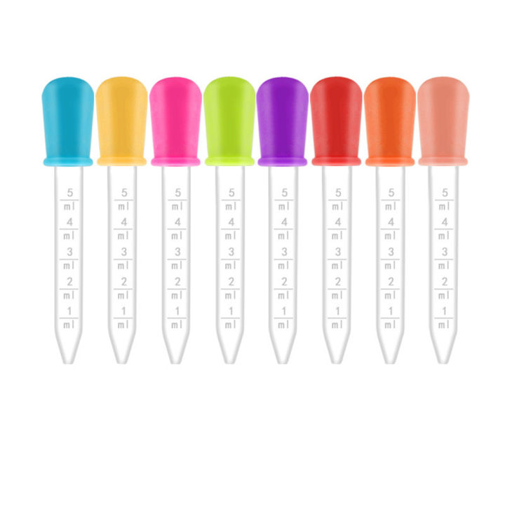 5ML 5ML Pipette Dropper Feeding Medicine Liquid Eye Ear Pipette ...