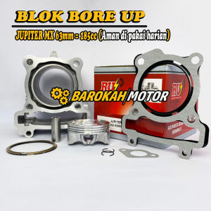 Blok Bore Up Jupiter MX 135 piston 63mm RUI Naik CC kisaran (Bore Up 185cc)