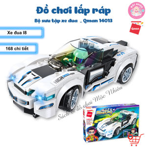 Đồ chơi xếp hình lắp ráp Qman 14022 - Các loại xe đua (nhiều mẫu) - Dành cho bé từ 6 tuổi