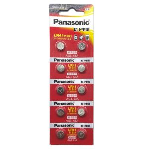 Panasonic LR41 Alkaline Button Battery / 1.5V LR41 / AG3 / G3A Button Cell Battery / Expiration Date MAy 2027