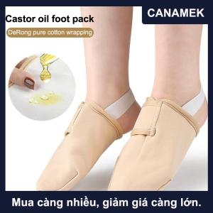 【CANAMEK】 Tái sử dụng dầu thầu dầu gói chân dầu thầu dầu nén miếng kết thúc tốt đẹp có thể điều chỉnh pad tự điều hòa hỗ trợ cơ bắp chăm sóc