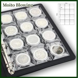 Moito 9 12 Grids Classic Plastic Holder Sheet Storage Collection Money Album Case For Collection Album Photo Storage